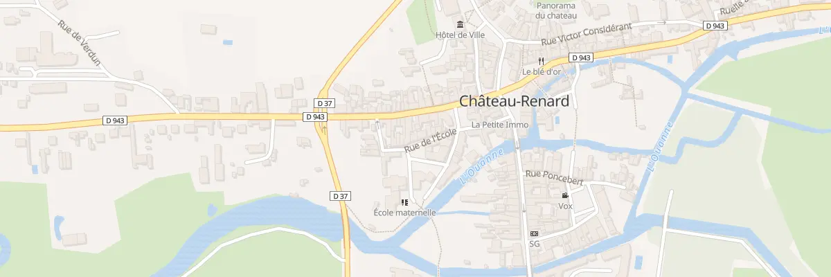 Plan du 108 Rue de l’Ecole à Château-Renard