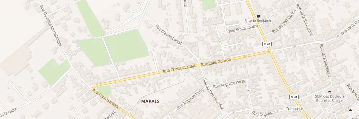 Plan du 2A Rue Charles Laden à Annœullin