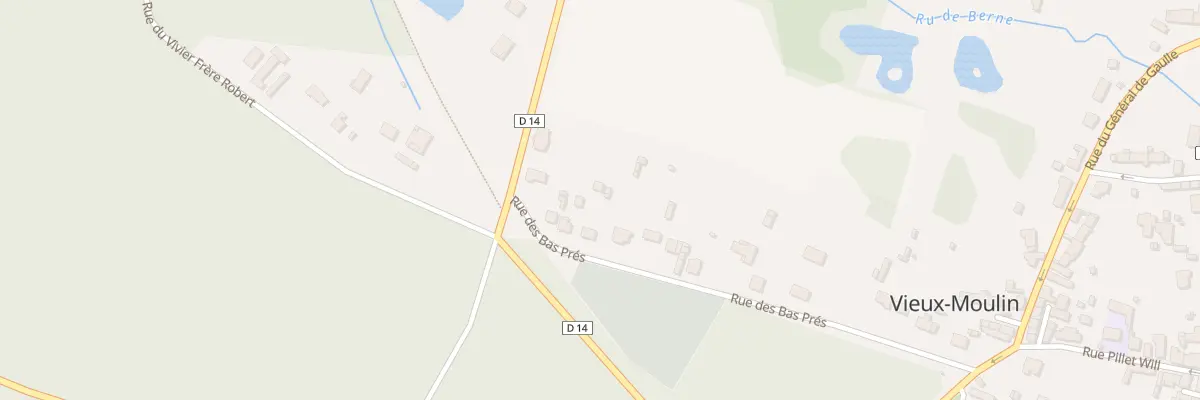 Plan du 20 Rue des Bas Prés à Vieux-Moulin