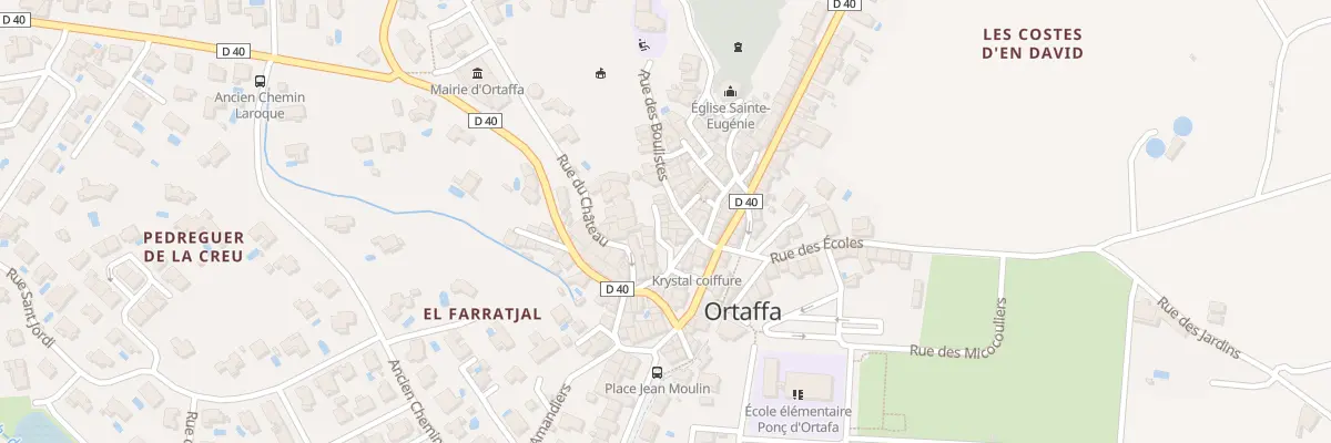Plan du 8 Rue des Remparts à Ortaffa