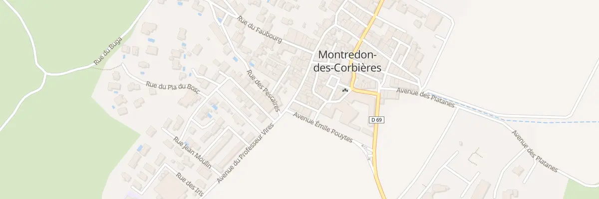 Plan du 12 Rue Joliot - Curie à Montredon-des-Corbières