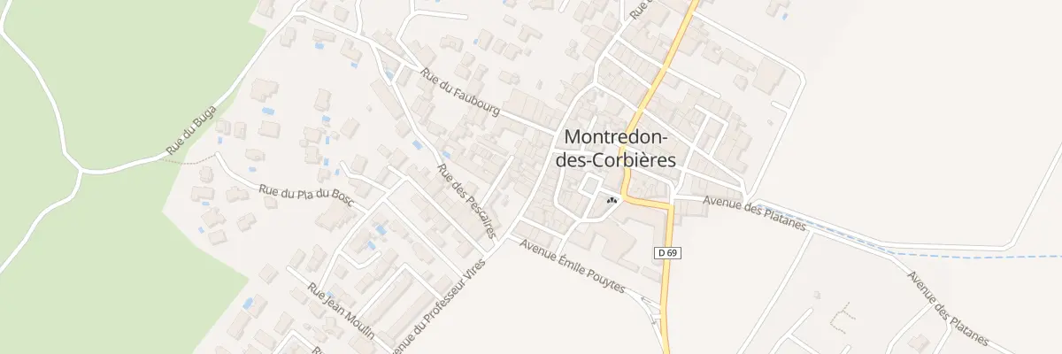 Plan du 11 Rue de la République à Montredon-des-Corbières