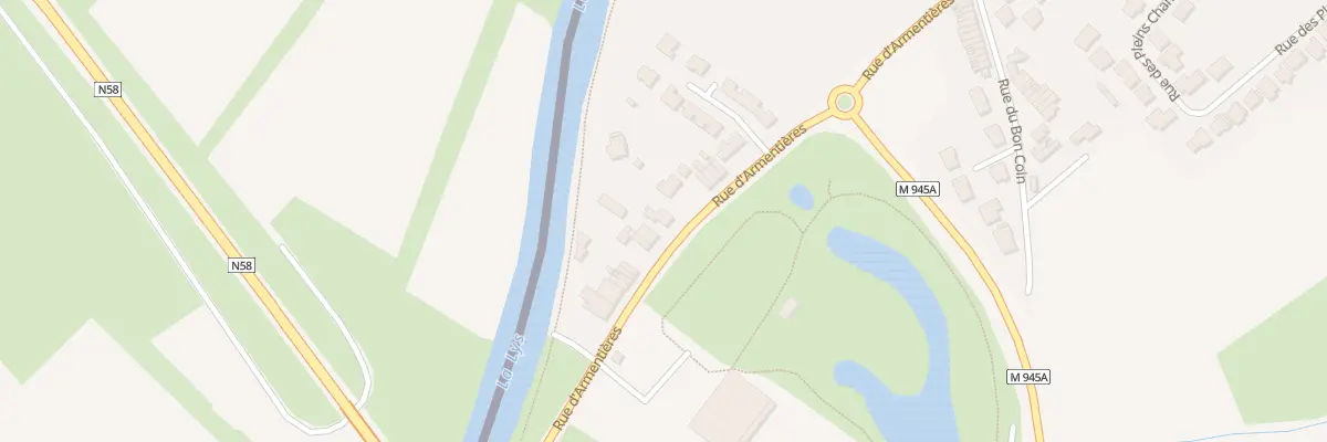 Plan du 43 Rue d’Armentières à Frelinghien