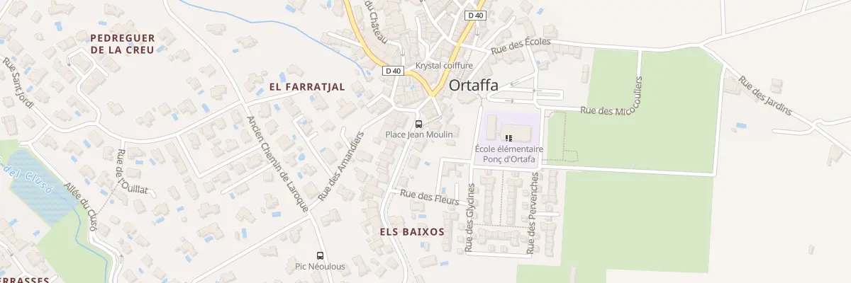 Plan du 85 Village à Ortaffa