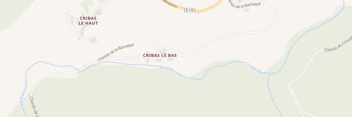 Plan du 5202 Cribas Le Bas à Brusque