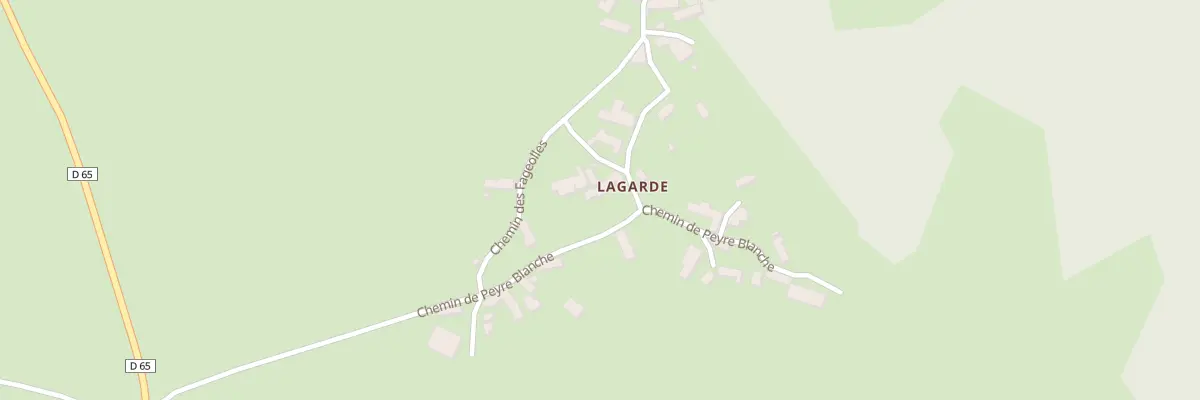 Plan du 5149 Lagarde à Lieutadès