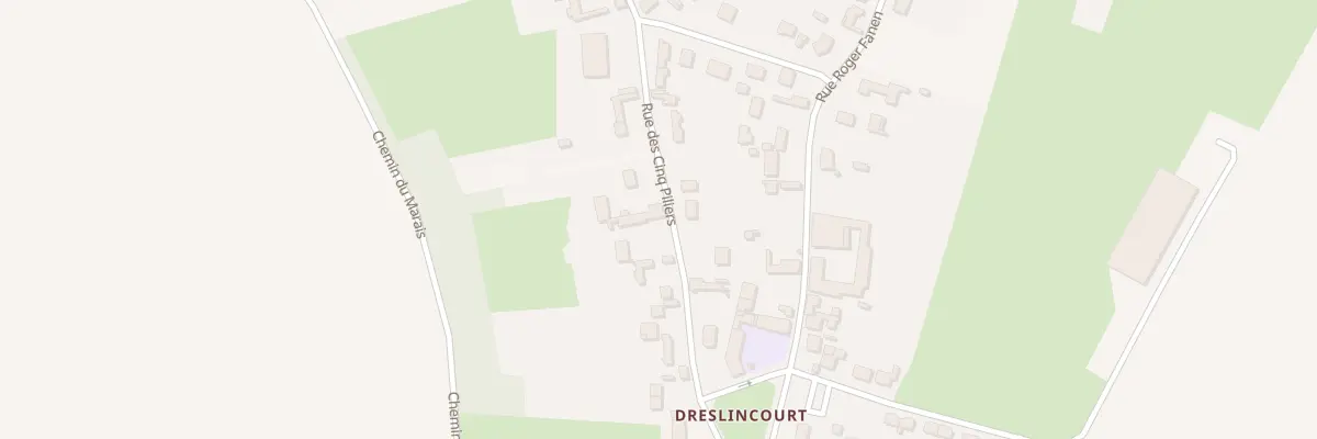 Plan du 119A Rue des Cinq Piliers à Ribécourt-Dreslincourt