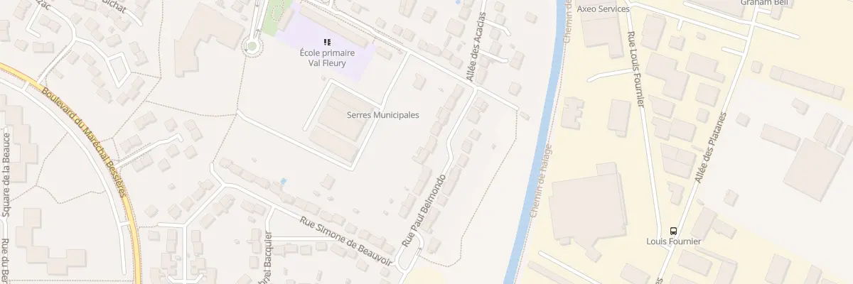 Plan du 10 Rue Paul Belmondo à Meaux