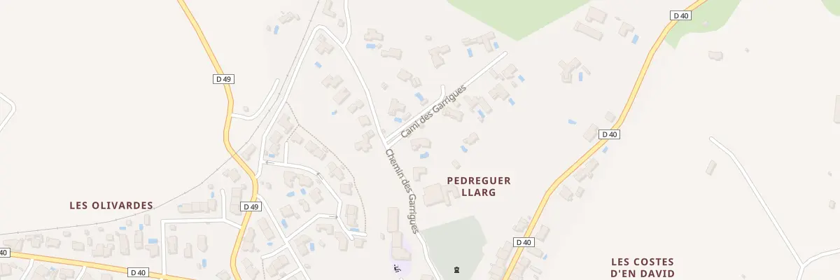 Plan du 13 Che des Garrigues à Ortaffa