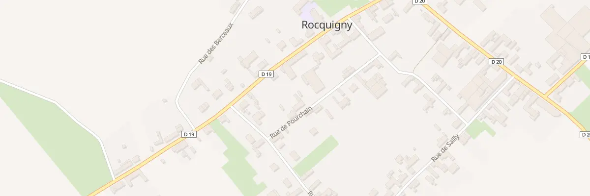 Plan du 9 Rue du Pourchain à Rocquigny