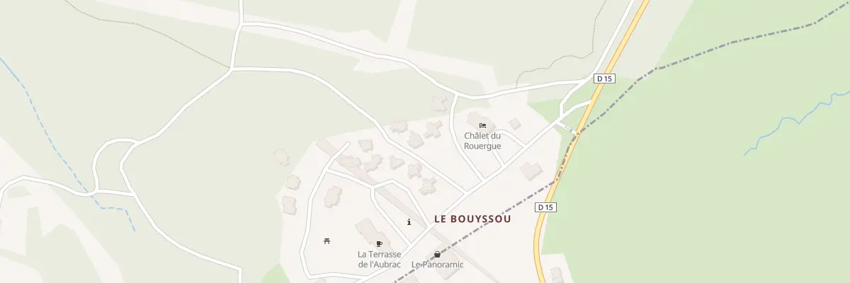 Plan du 5700 La Serre à Laguiole