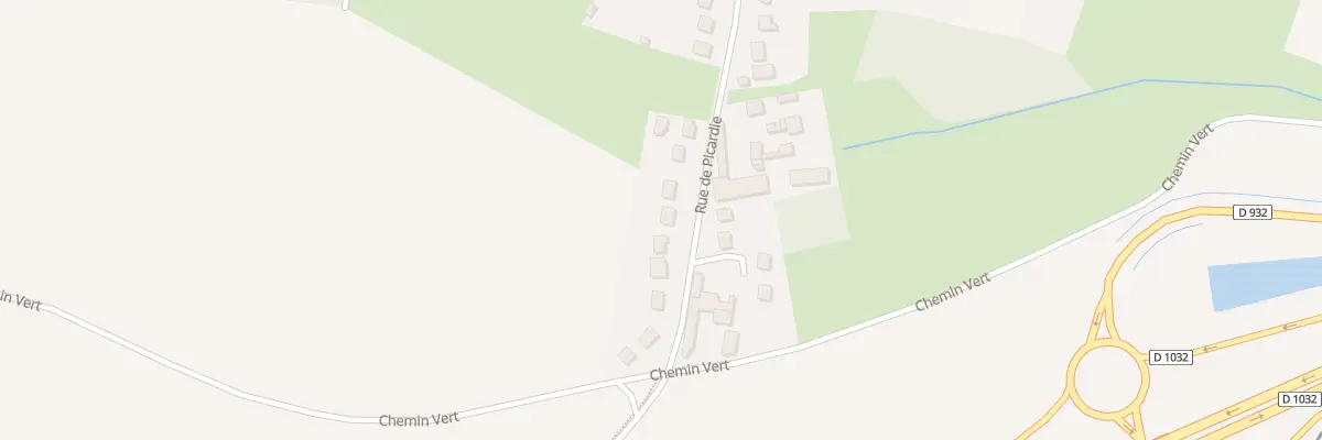 Plan du 496 Rue de Picardie à Ribécourt-Dreslincourt