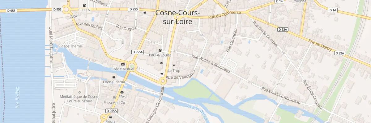 Plan du 4 Rue Waldeck Rousseau à Cosne-Cours-sur-Loire