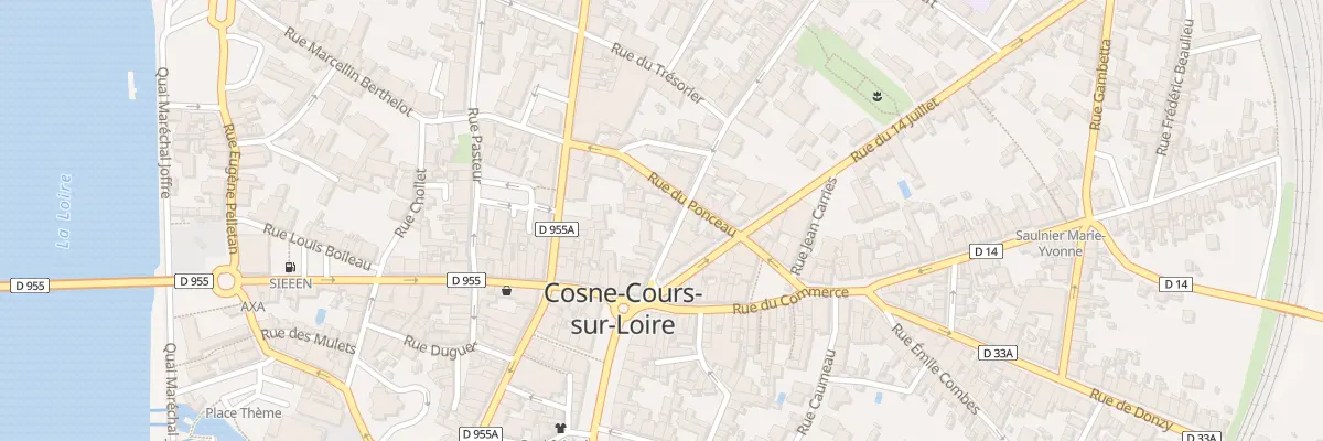 Plan du 3 Rue Jean Jaurès à Cosne-Cours-sur-Loire