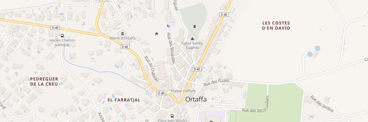 Plan du 1 Rue des Hirondelles à Ortaffa