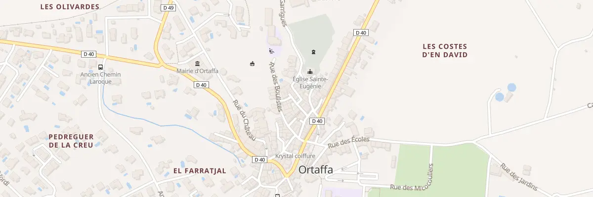 Plan du 157 Village à Ortaffa