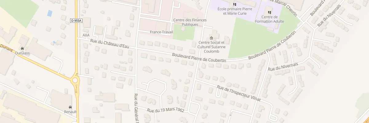 Plan du 12 Rue Pierre de Coubertin à Cosne-Cours-sur-Loire