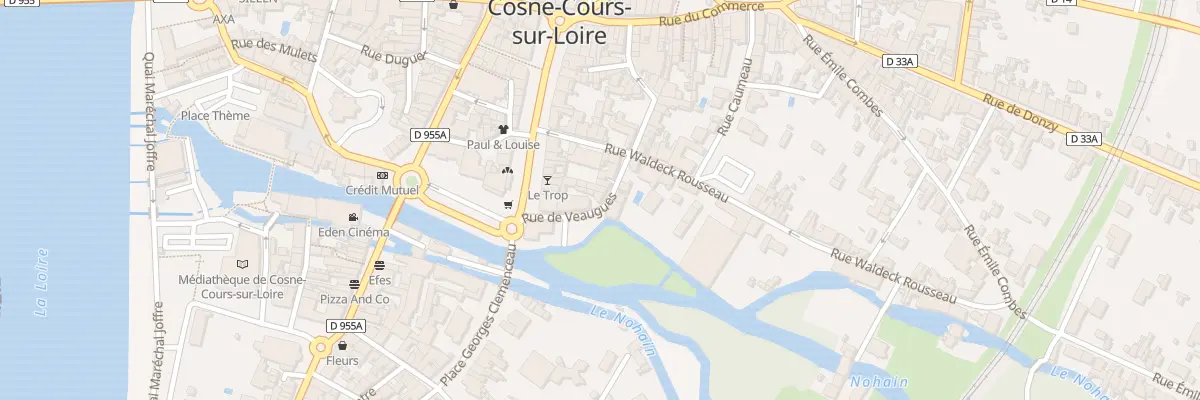 Plan du 28 Rue de Veaugues à Cosne-Cours-sur-Loire