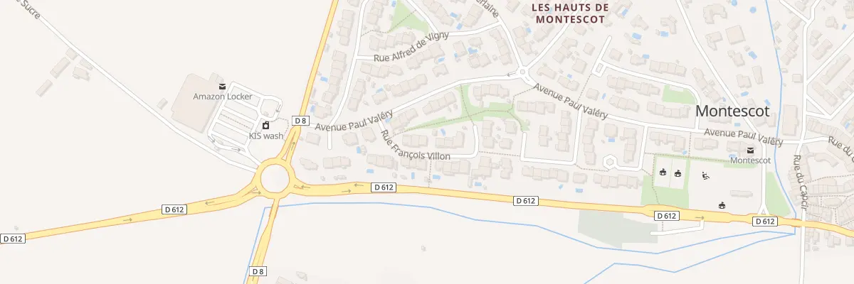 Plan du 6 Rue François Villon à Montescot