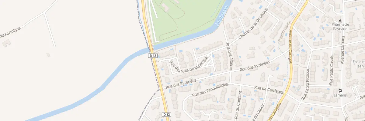 Plan du 29 Rue des Rois de Majorque à Bompas