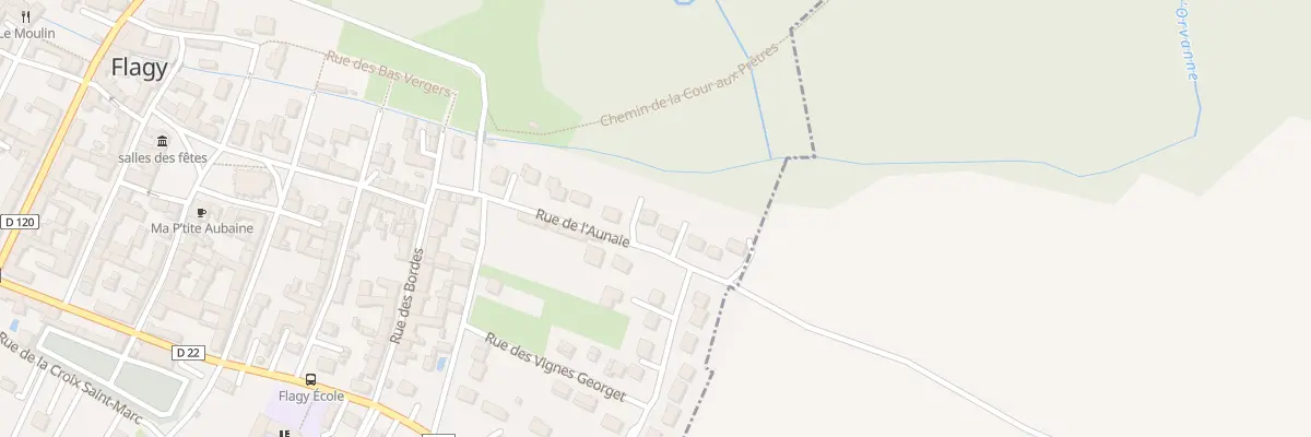 Plan du 13 Rue de l’Aunaie à Flagy