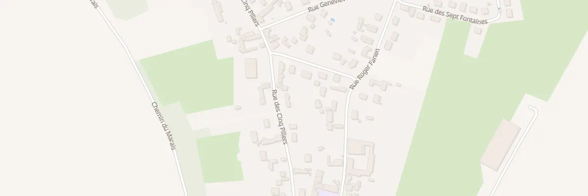 Plan du 190 Rue des Cinq Piliers à Ribécourt-Dreslincourt