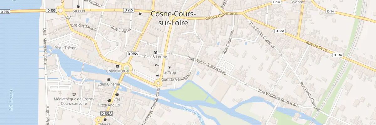 Plan du 6 Rue Waldeck Rousseau à Cosne-Cours-sur-Loire