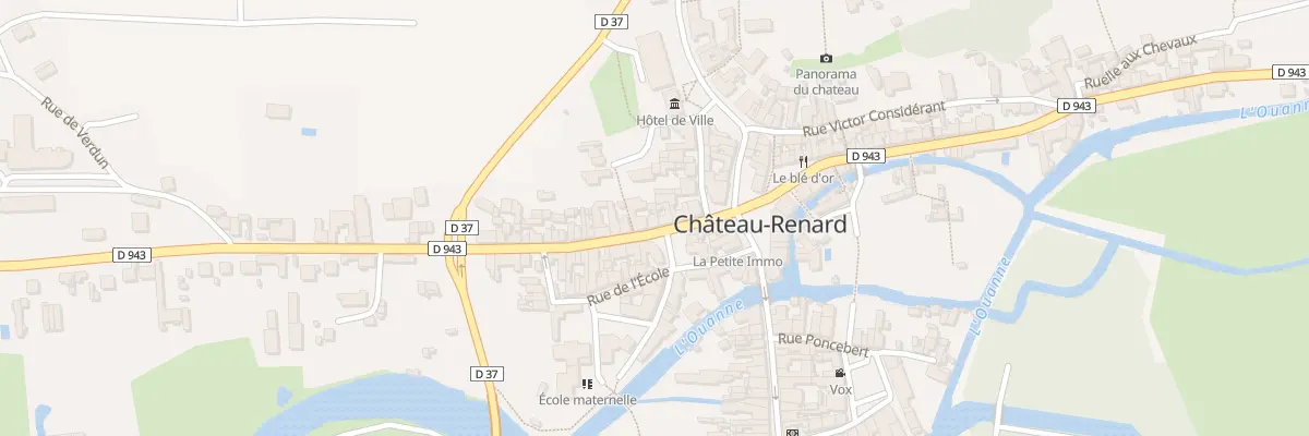 Plan du 36 Rue du Général de Gaulle à Château-Renard