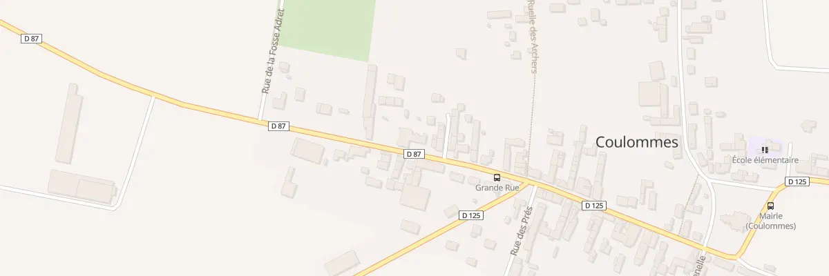 Plan du 66 Gr Grande Rue à Coulommes