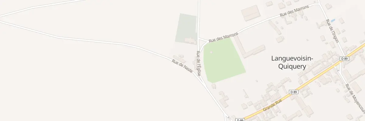 Plan du 8 Rue de Nesle à Languevoisin-Quiquery