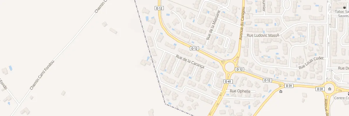 Plan du 43 Rue de la Caranca à Bompas