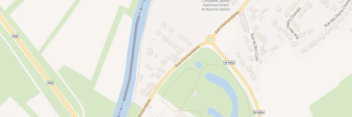 Plan du 29 Rue d’Armentières à Frelinghien