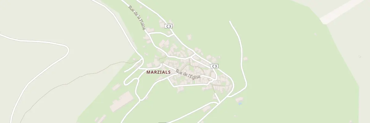 Plan du 5201 Marzials à Montjaux