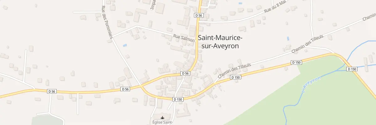 Plan du 25 Rue du Docteur Charpentier à Saint-Maurice-sur-Aveyron