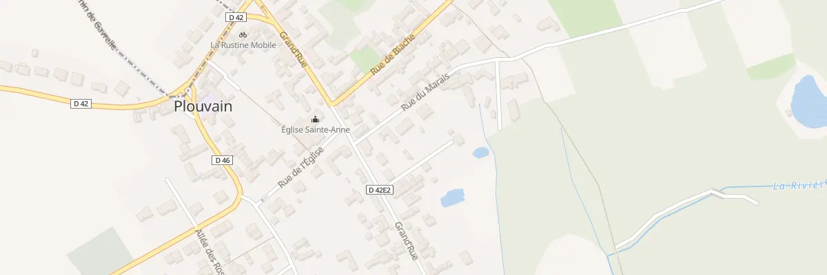 Plan du 4 Rue du Marais à Plouvain
