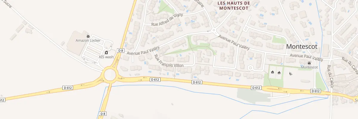 Plan du 8 Rue François Villon à Montescot