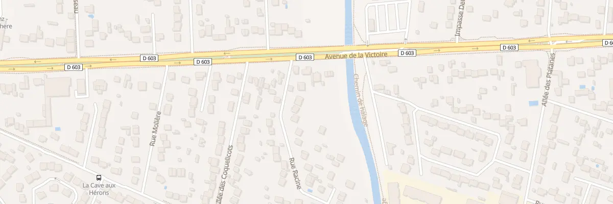 Plan du 3 Rue Racine à Meaux