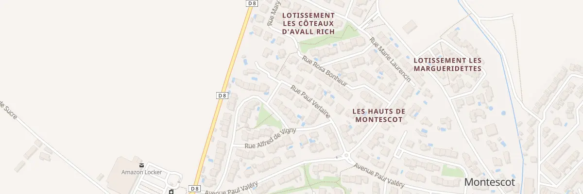 Plan du 14 Rue Paul Verlaine à Montescot