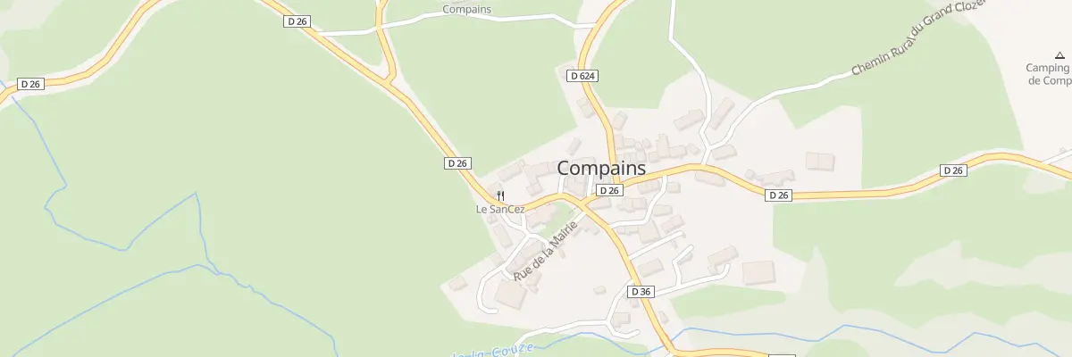 Plan du 5035 Compains à Compains
