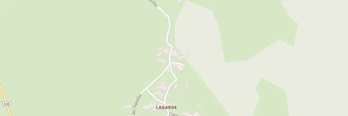Plan du 1 Imp de la Parro à Lieutadès