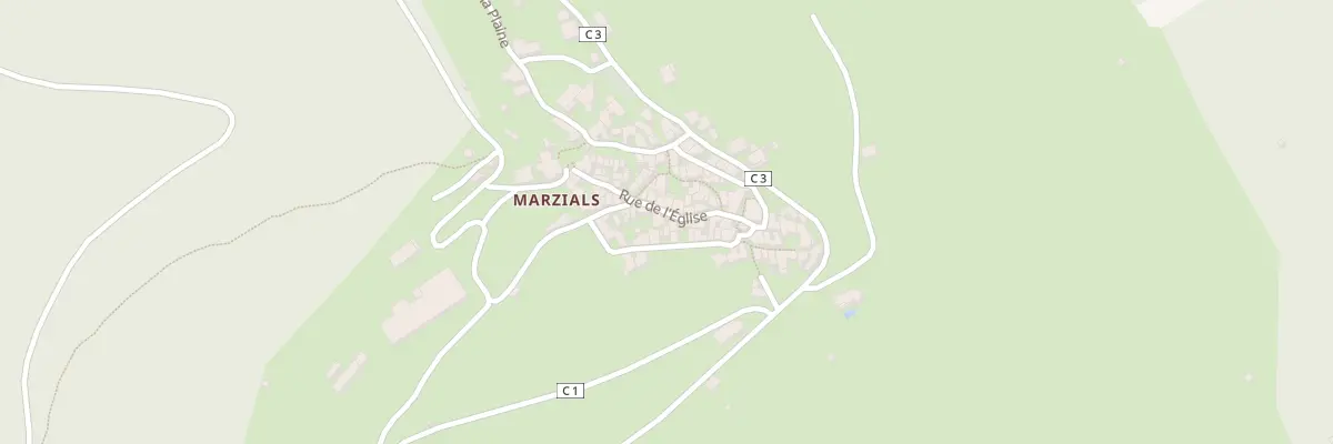 Plan du 5184 Rue de l’Eglise Marzials à Montjaux