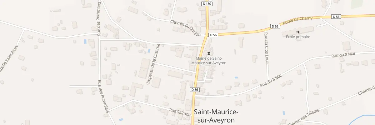 Plan du 55 Rue du Docteur Charpentier à Saint-Maurice-sur-Aveyron