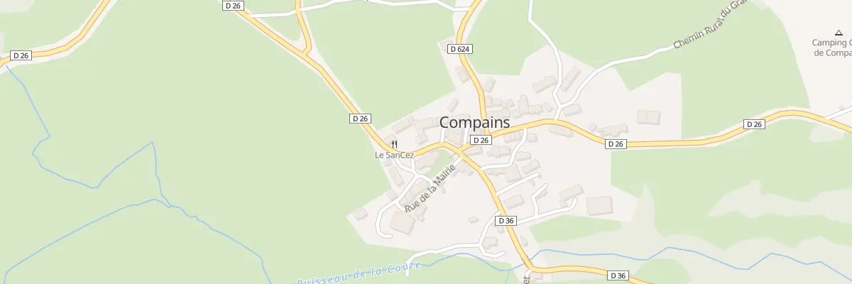 Plan du 5034 Compains à Compains