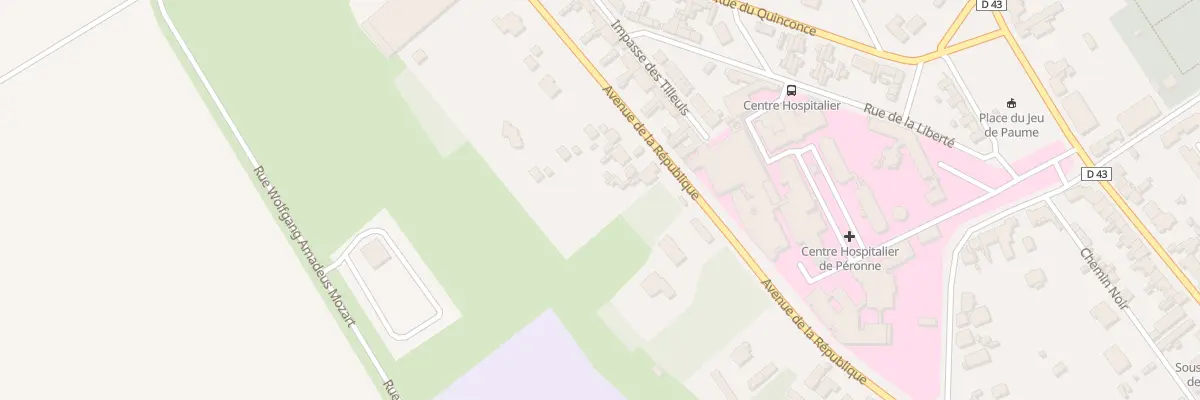 Plan du 73 Av de la République à Péronne
