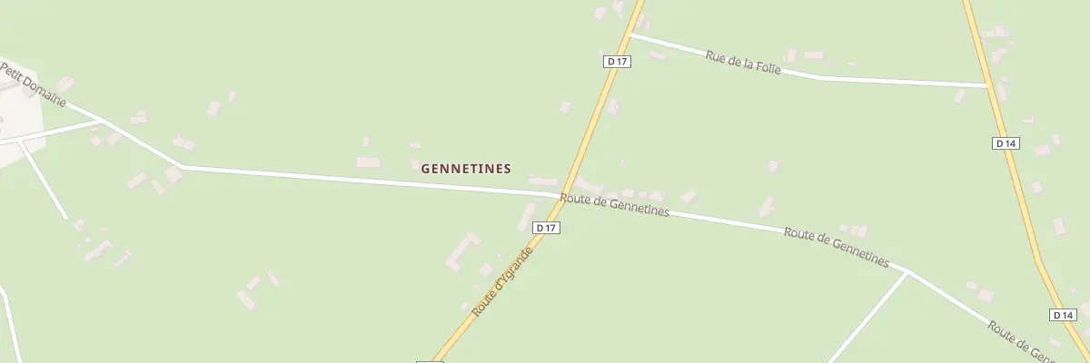 Plan du 19 Rte de Gennetines à Saint-Plaisir