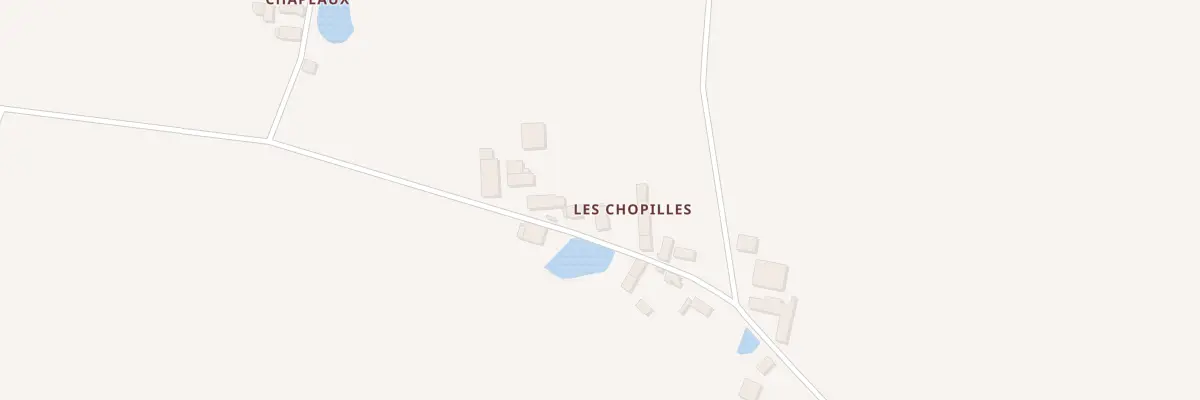 Plan du 112 Les Chopilles à Courtemaux