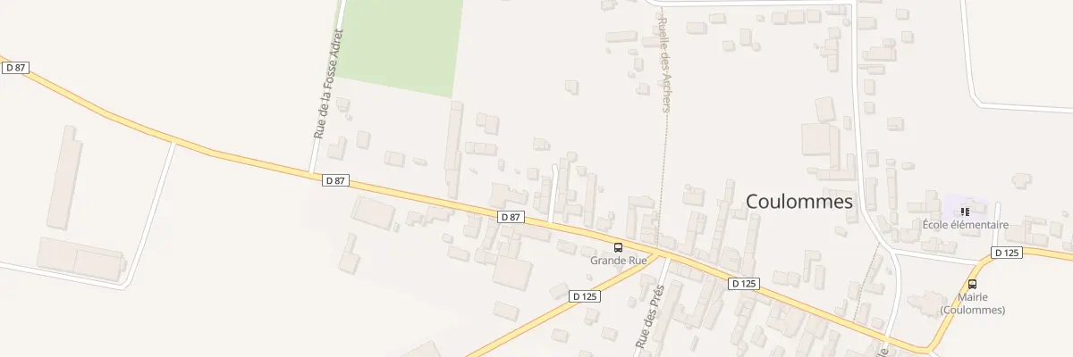 Plan du 62C Gr Grande Rue à Coulommes