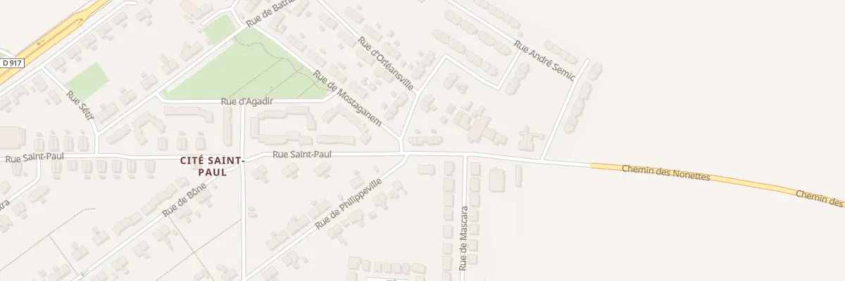 Plan du 36 Rue de Saint Paul à Carvin