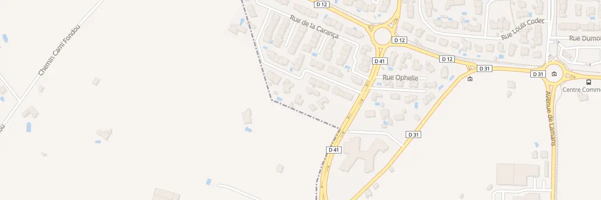 Plan du 50T Rue de la Caranca à Bompas