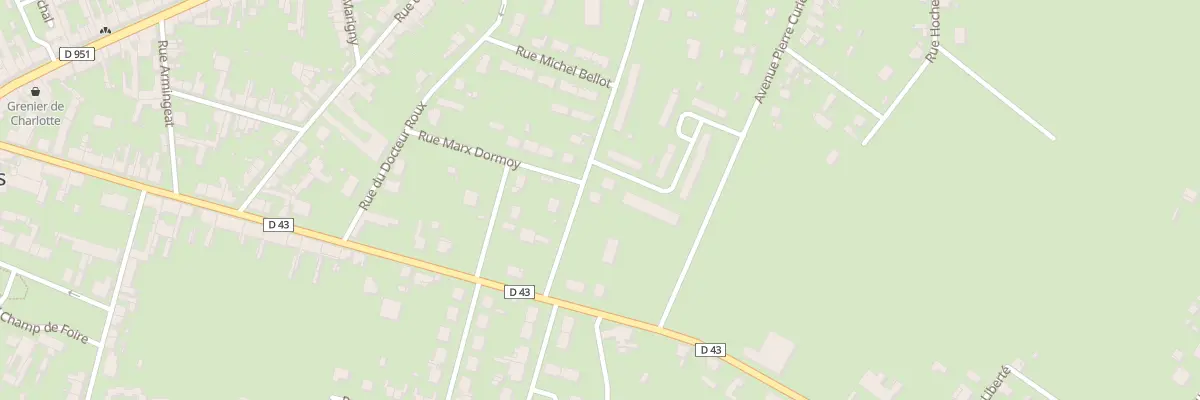 Plan du 23 Rue de la Renauderie à Sancoins